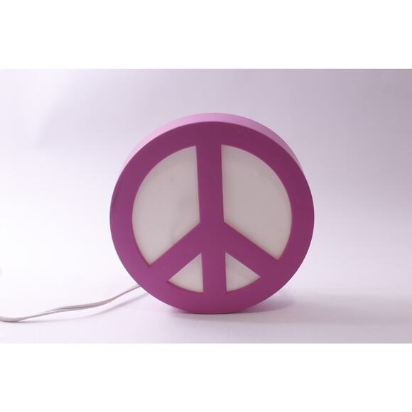 1960s Style, Peace, 1990s, Light Up, Wall Decor Wall Hanging, Wall Decor, Vintag - Picture 1 of 3